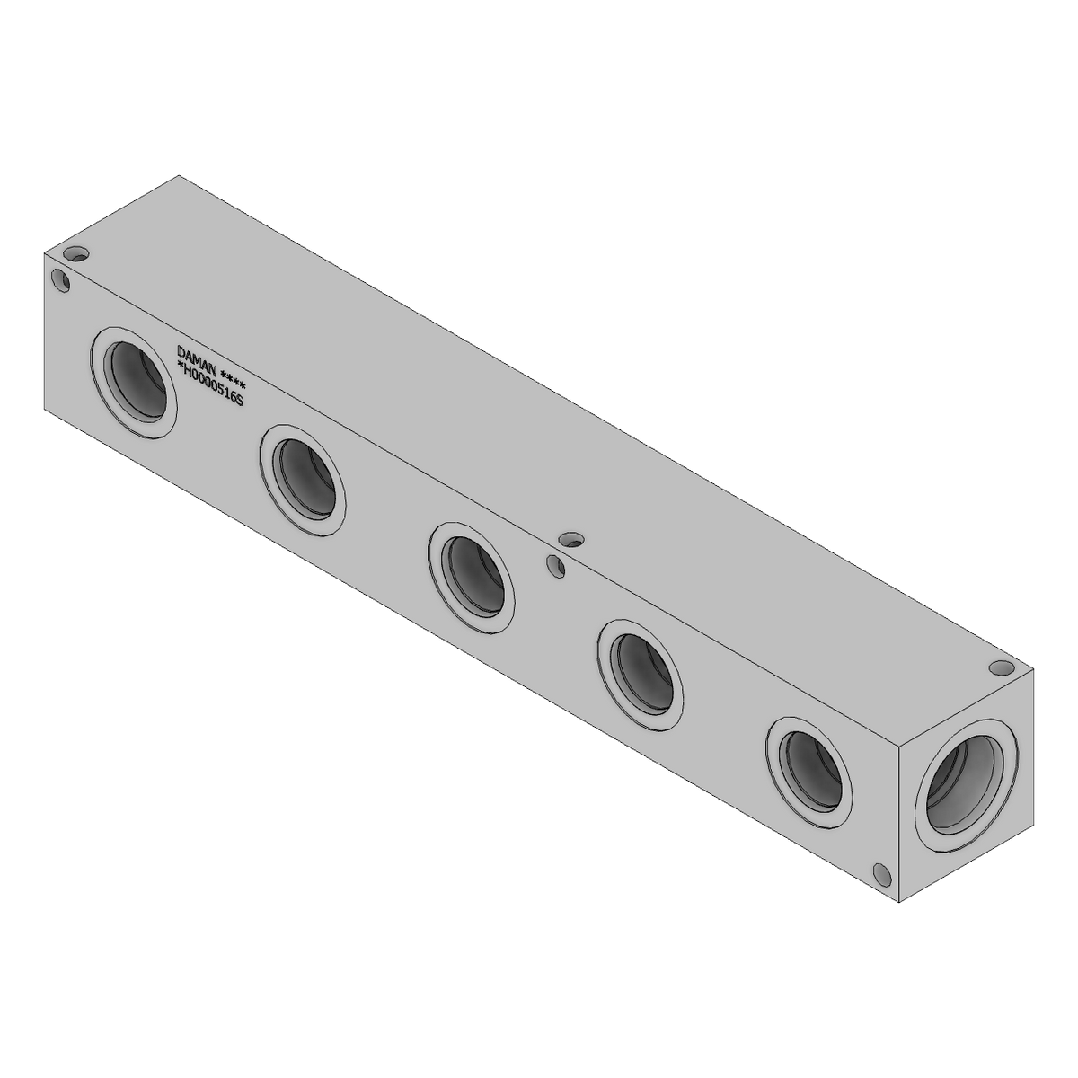 Collecteur D’échappement Aluminium Daman AH0000516S – Neuf Scellé