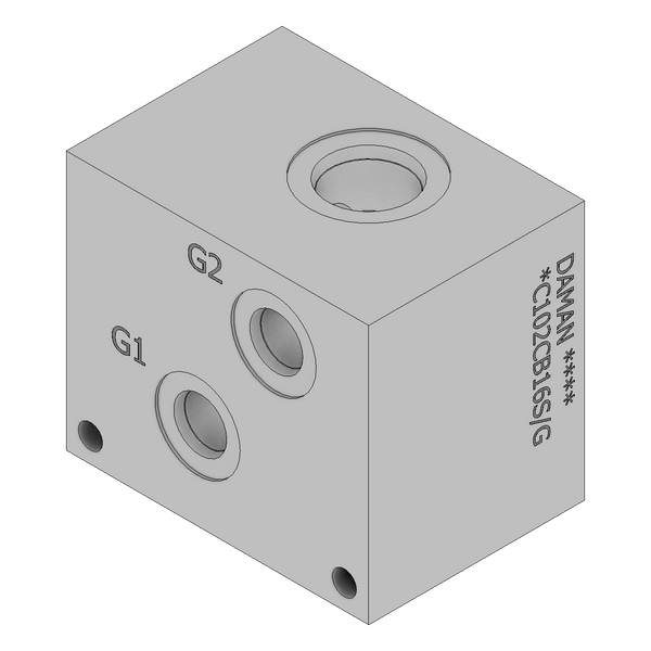 DC102CB16S/G - Cartridge Valve Cavity Bodies