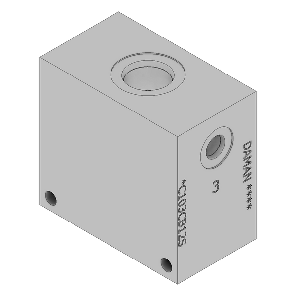 AC103CB12S - Cartridge Valve Cavity Bodies