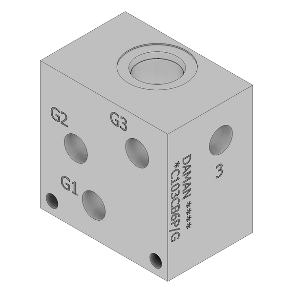 AC103CB6P/G - Cartridge Valve Cavity Bodies