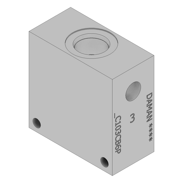 AC103CB6P - Cartridge Valve Cavity Bodies