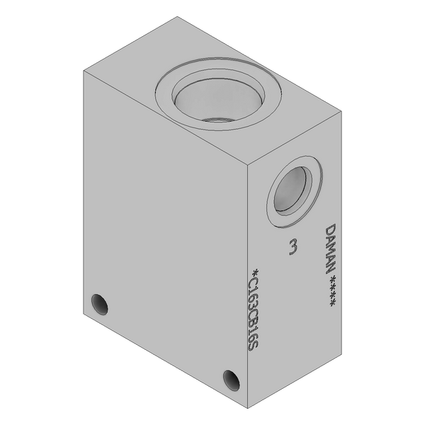 AC163CB16S - Cartridge Valve Cavity Bodies