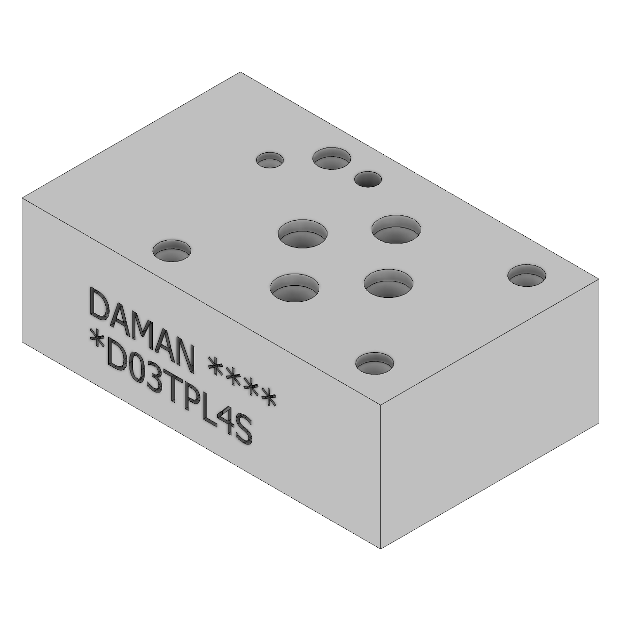 DD03TPL4S - Tapping Plates