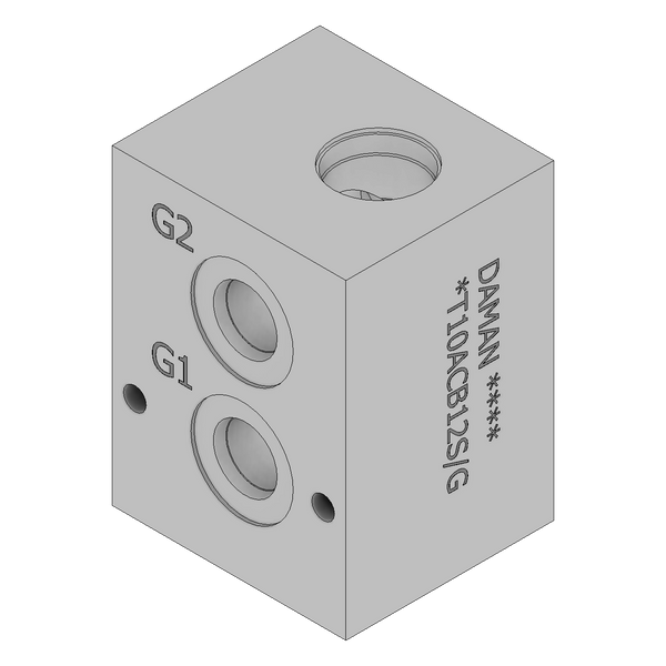 DT10ACB12S/G - Cartridge Valve Cavity Bodies