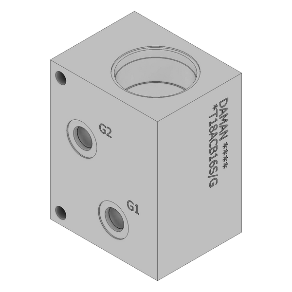 DT18ACB16S/G - Cartridge Valve Cavity Bodies
