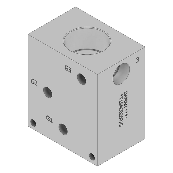 DT19ACB20P/G - Cartridge Valve Cavity Bodies